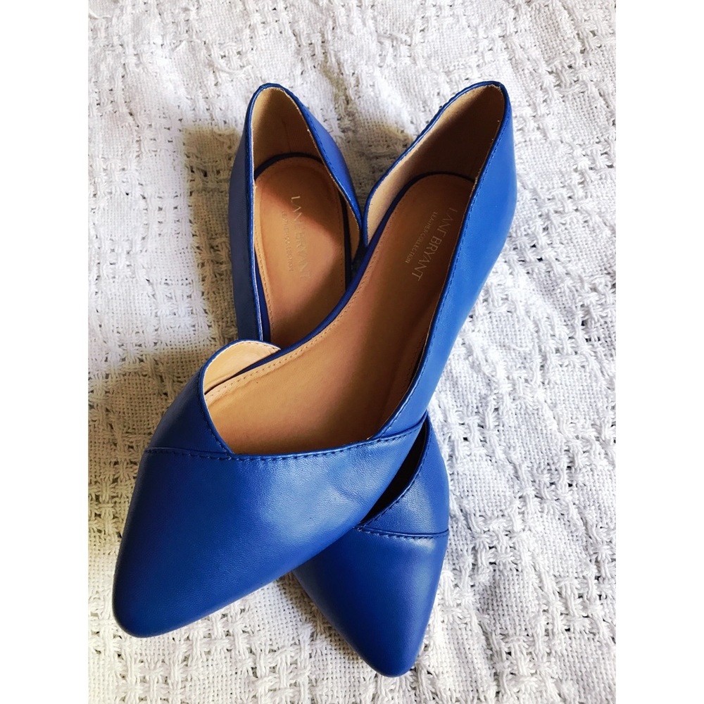 Lane Bryant - Royal Blue Flats - Size 11w