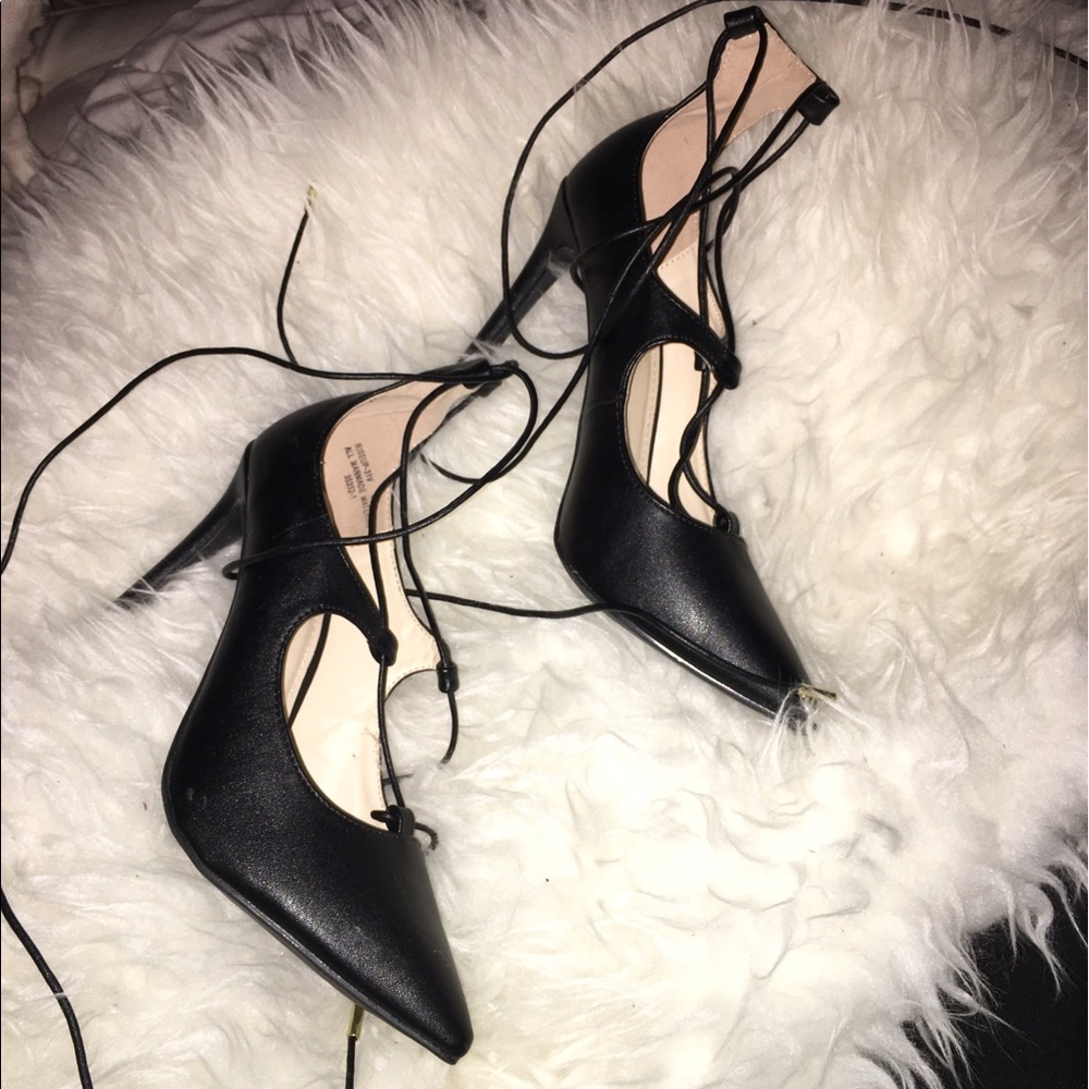 Lace up heels