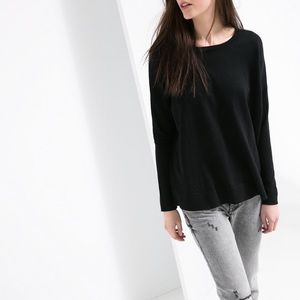 MANGO Dropped seam sweater