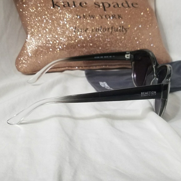 KENNETH COLE REACTION *nwot* Black Sunglasses - Picture 3 of 8