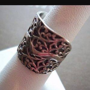 Silpada Oxidized Sterling Silver Wide Ring