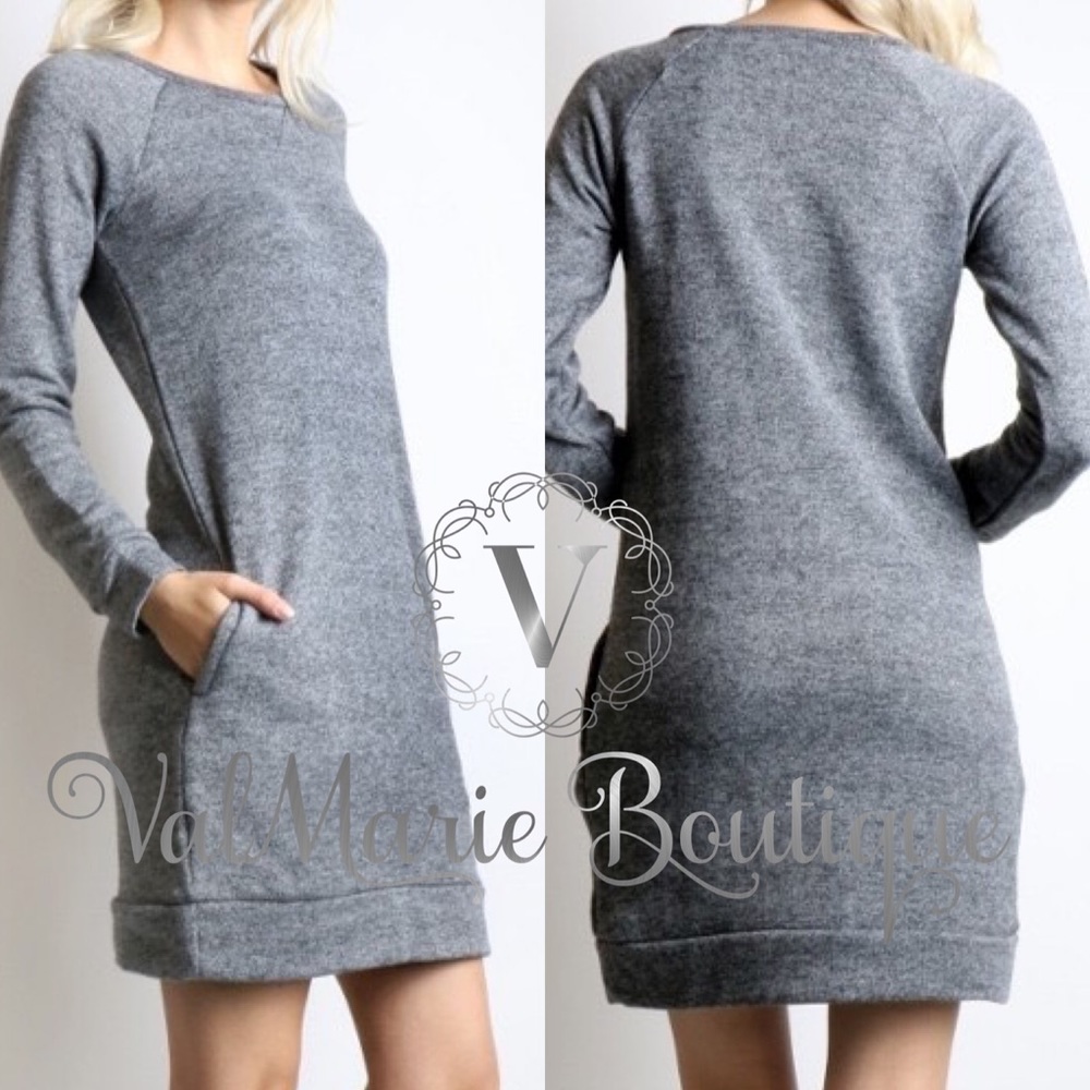 GORGEOUS SWEATSHIRT DRESS - Picture 3 of 4