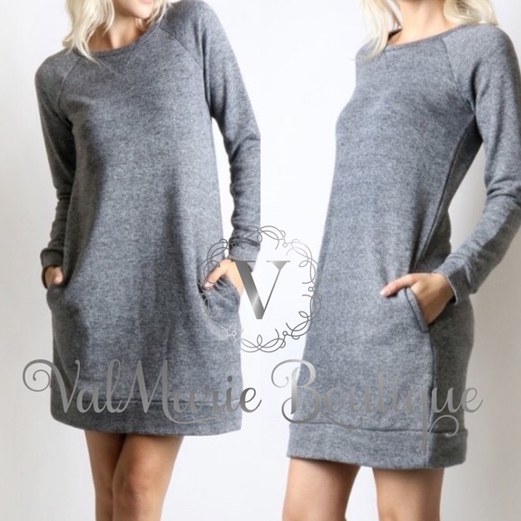 GORGEOUS SWEATSHIRT DRESS - Picture 2 of 4