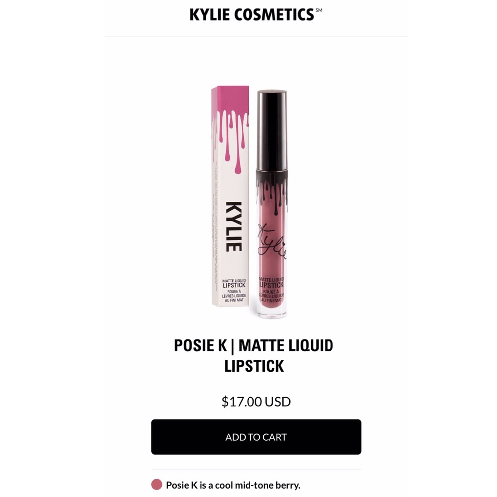 Poise K Liquid Lipstick