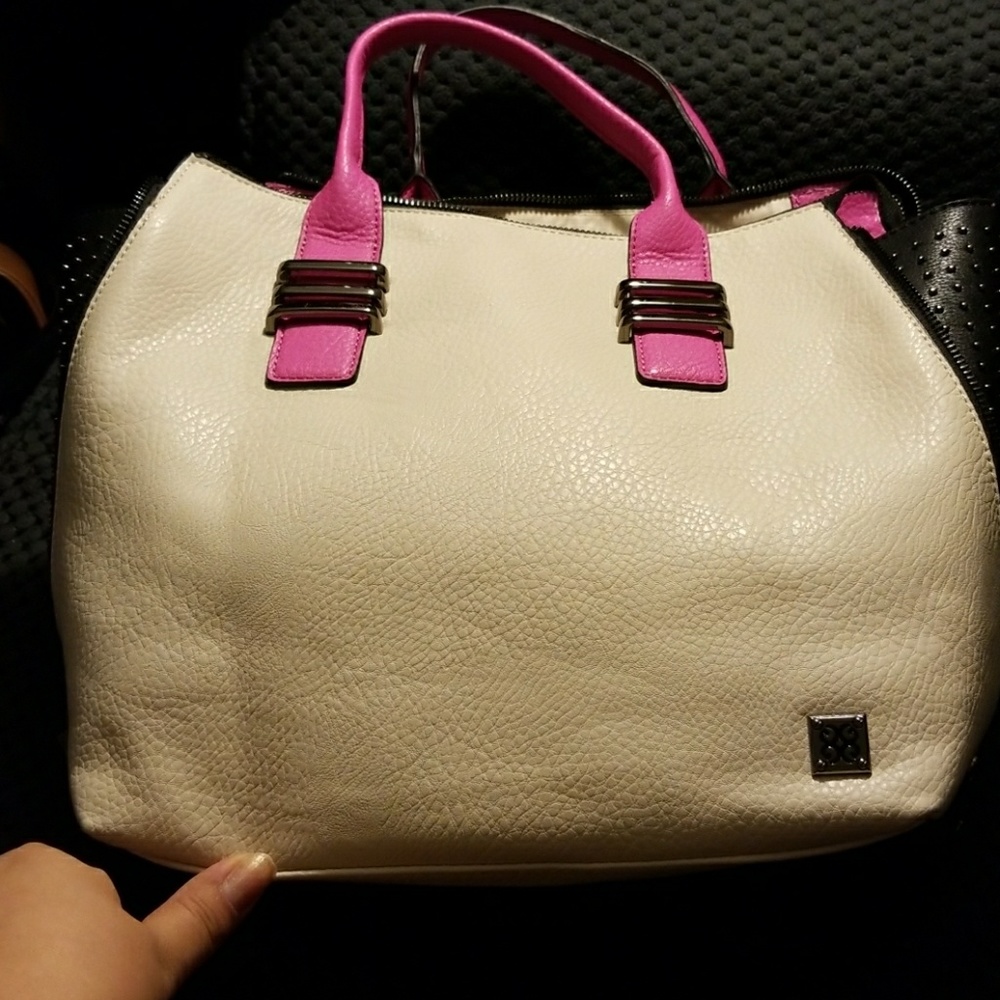 Gianni bini in pink black and cream