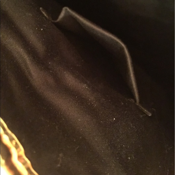 Yves Saint Laurent Gold Patent Leather Tote - Picture 6 of 8