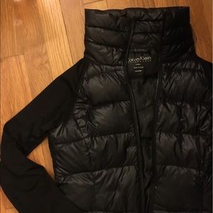 Calvin Klein Performance Puffer Vest w/ Sleeves