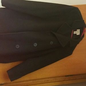 L.L. Bean Lambswool Pea Coat Women's