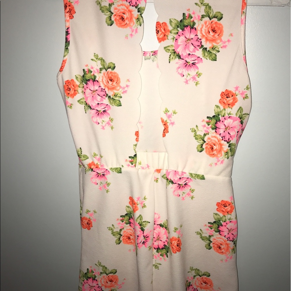 Royal T floral romper