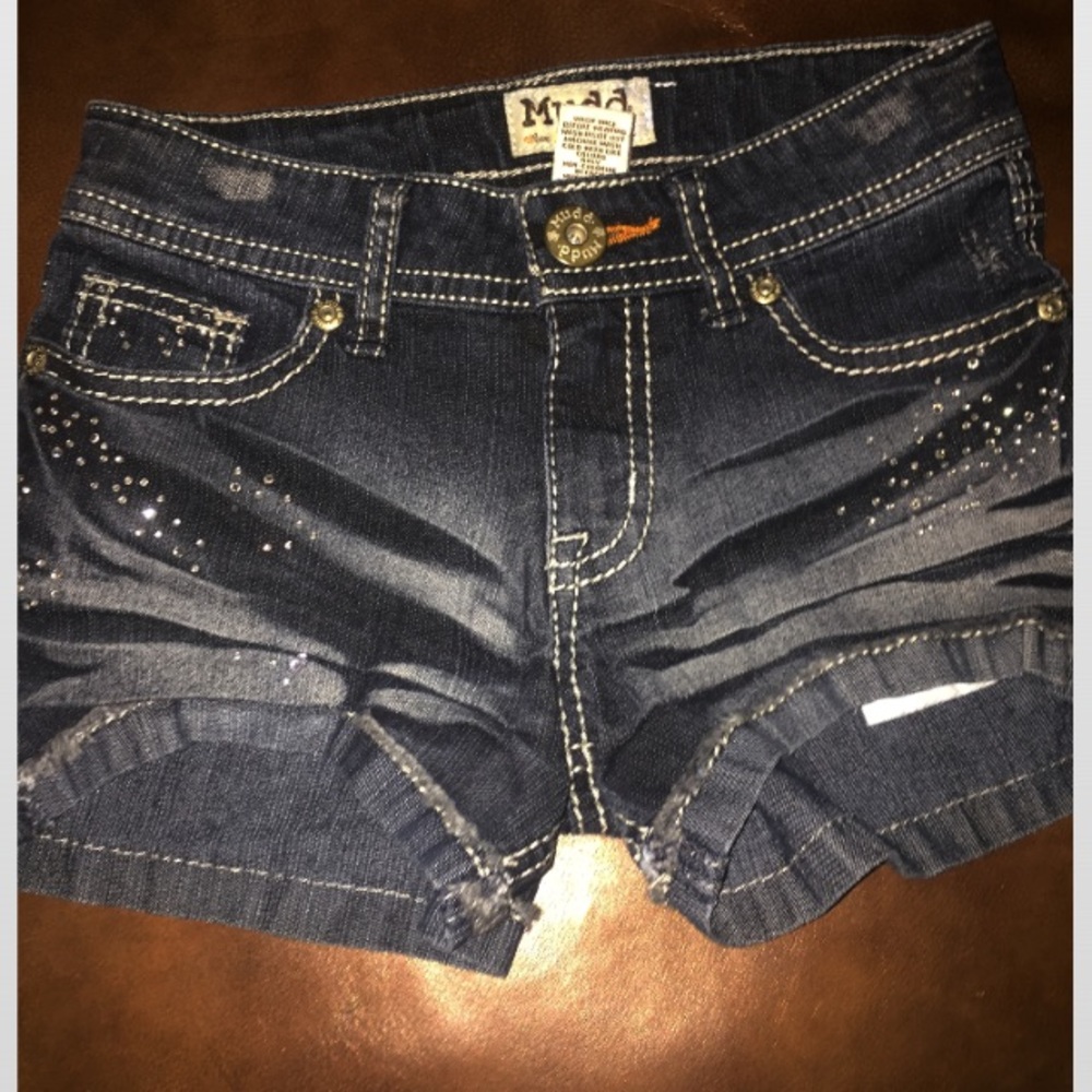 Girls rhinestone embellished Mudd Shorts