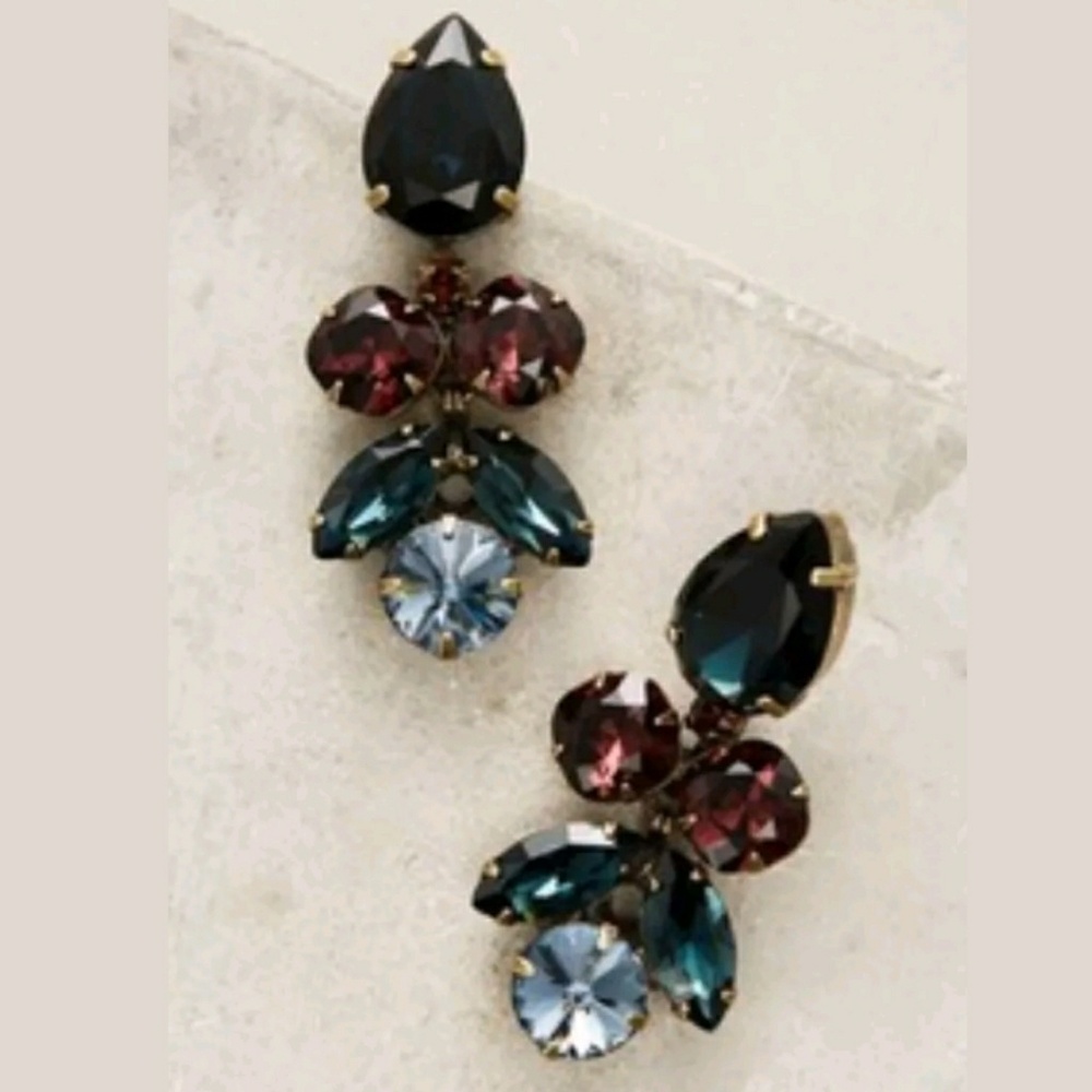 Anthropologie Sorrelli Tersana Deca Drops Earrings