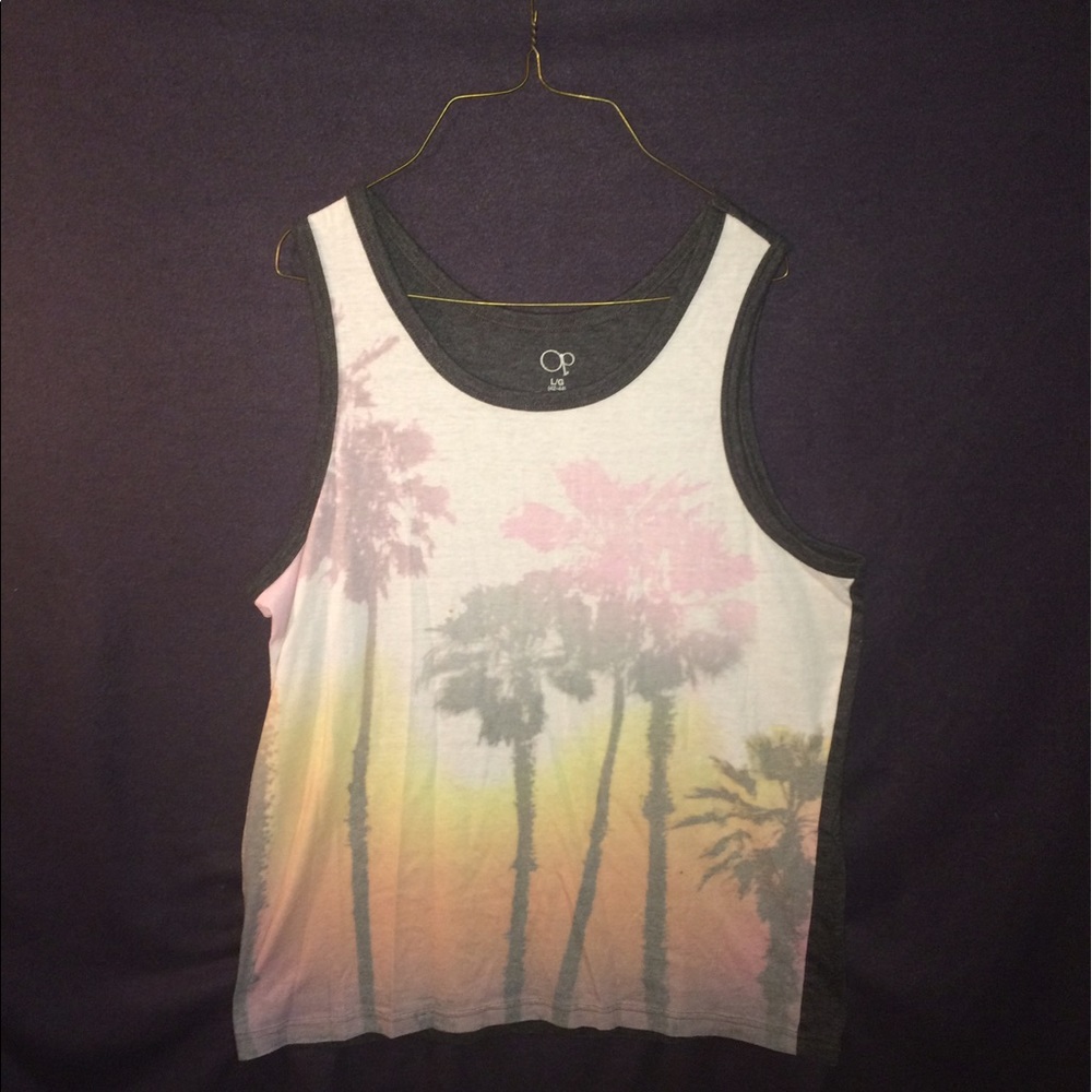 "Op" Palm Tree Tank top
