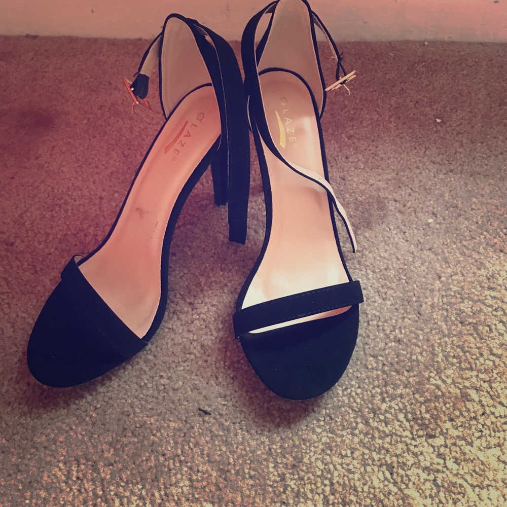 Black high heels