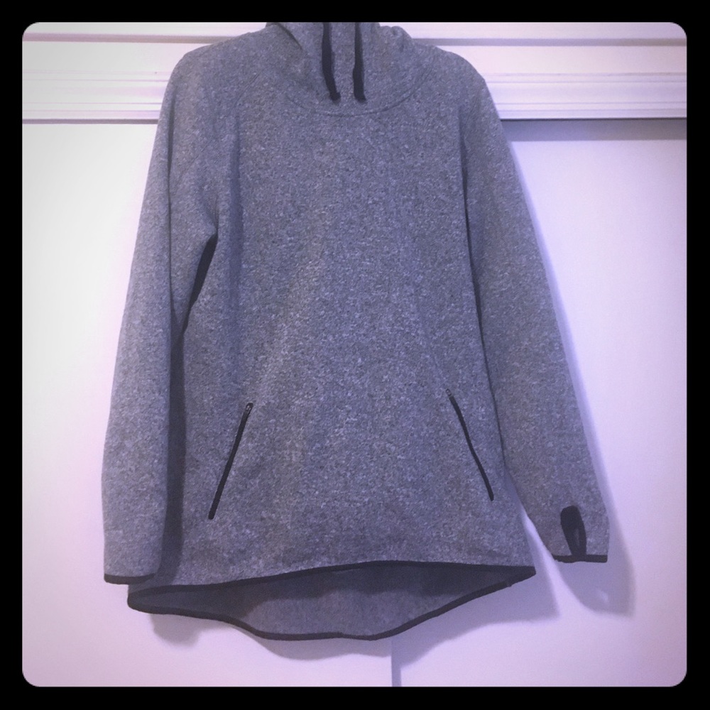 Fleece workout hoodie