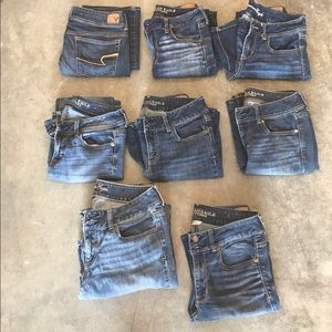 American Eagle jeans and Capris