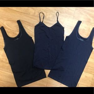 1 black , 2 navy The Limited Cami's small