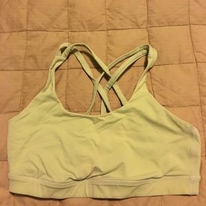 Light green lulu energy bra. Size 10