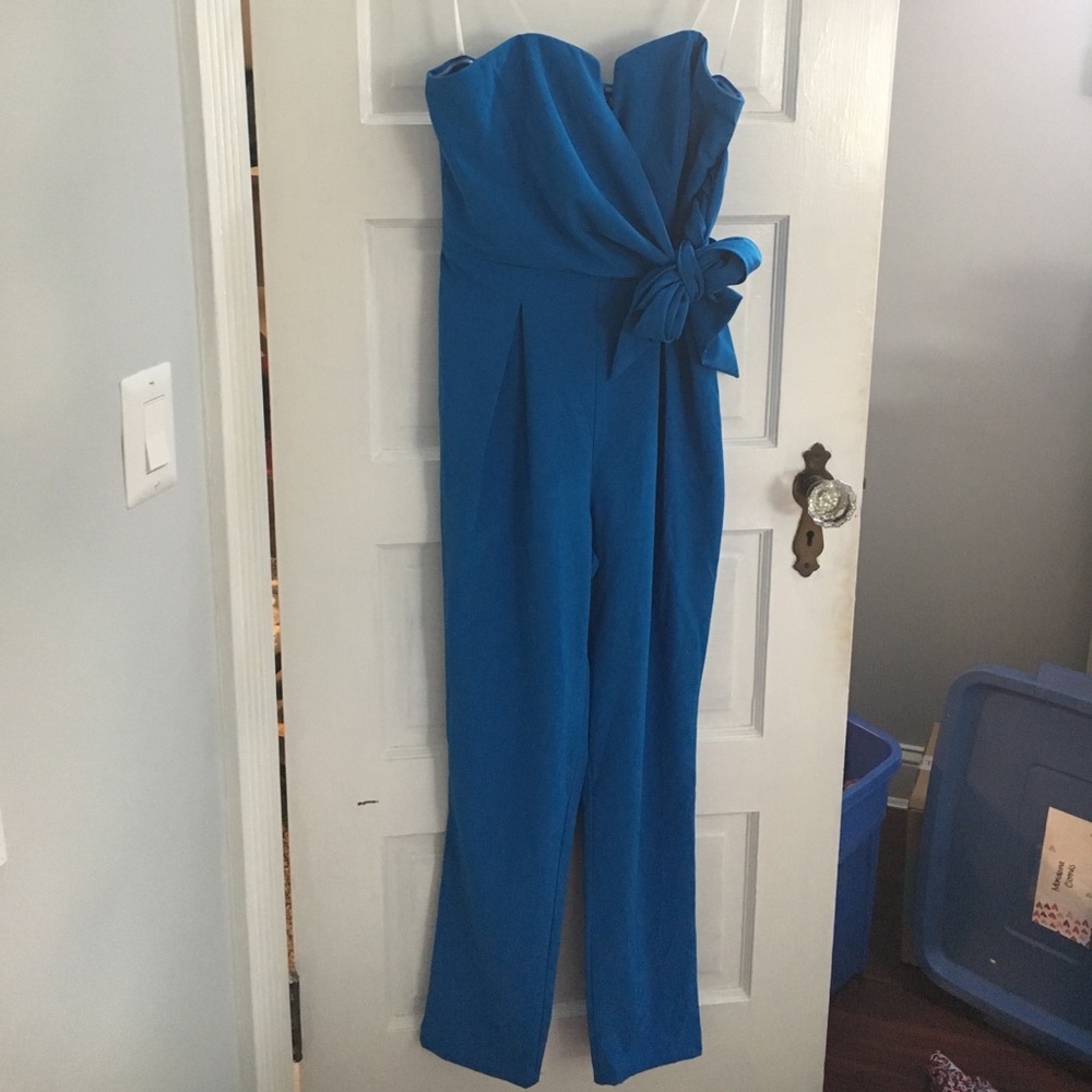 Wide leg pant romper