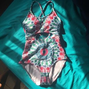 New Mandala Monokini One Piece Swim suit Bathing