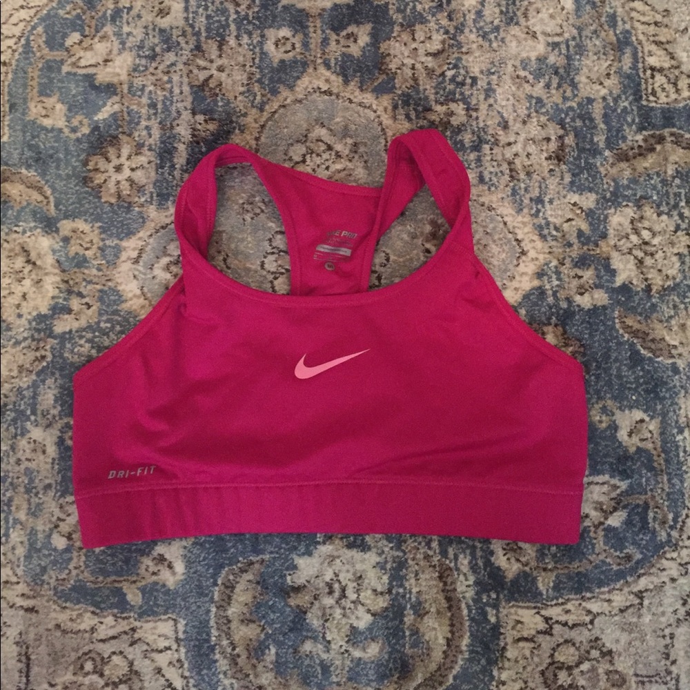 Cherry Pink Nike Pro Sports Bra