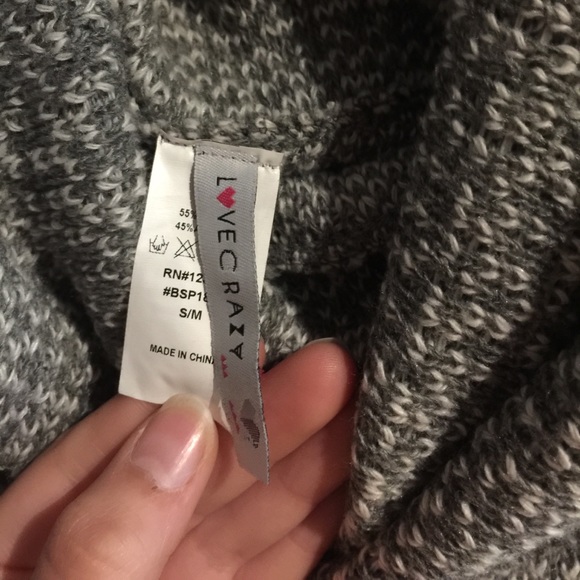 Printed poncho sweater - Picture 4 of 4