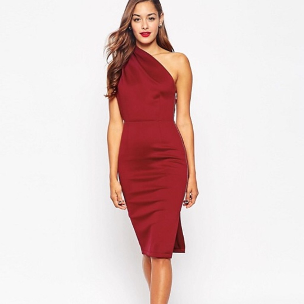 Zipper midi dress