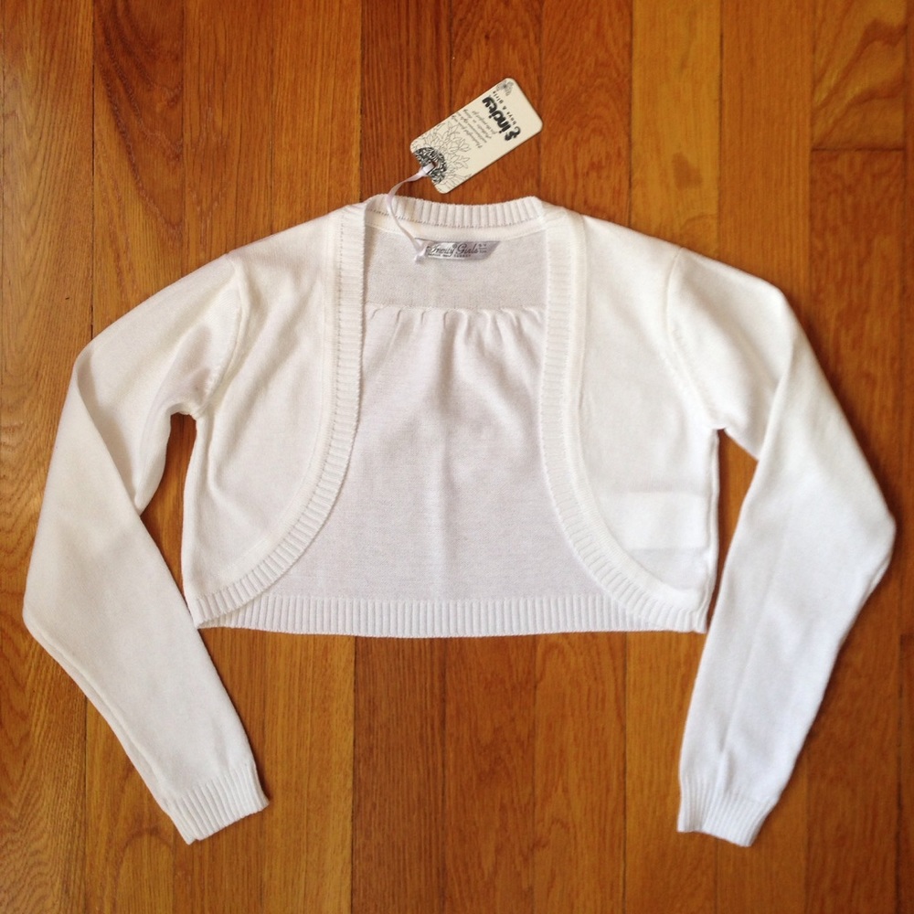 INCITY GIRLS bolero cardigan. For 9 yo or 134 cm