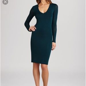 NWT BCBG "Tori" V-Neck midi dress