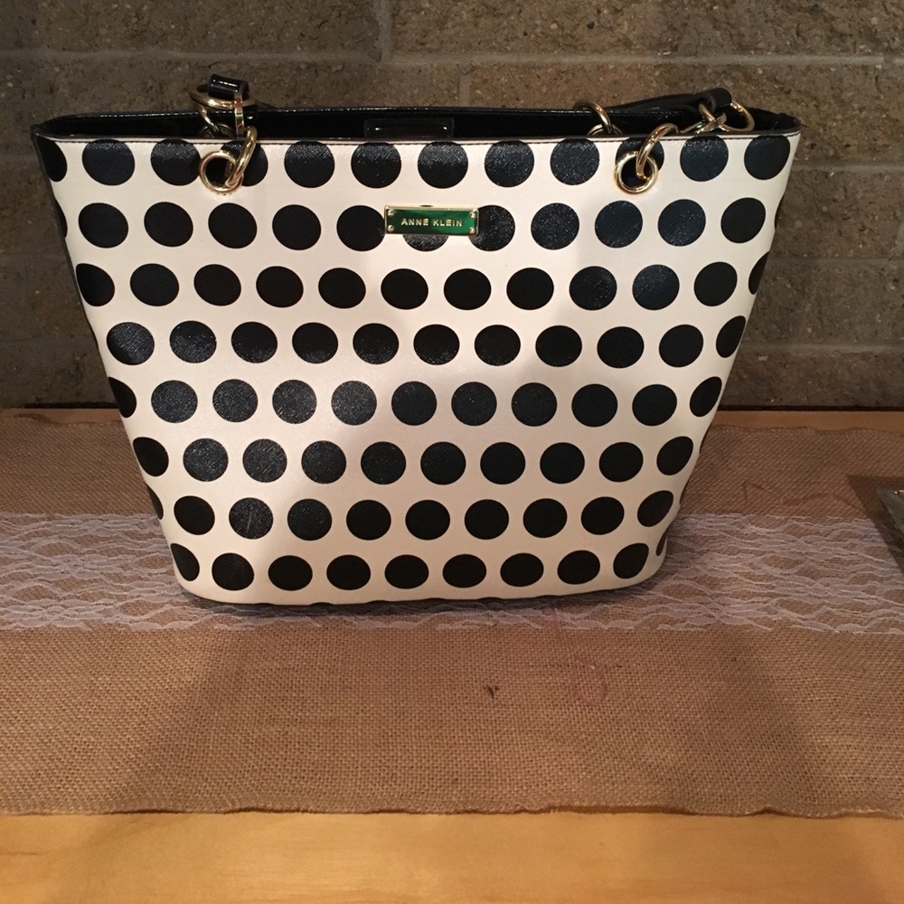 Anne Klein Polka Dot Tote