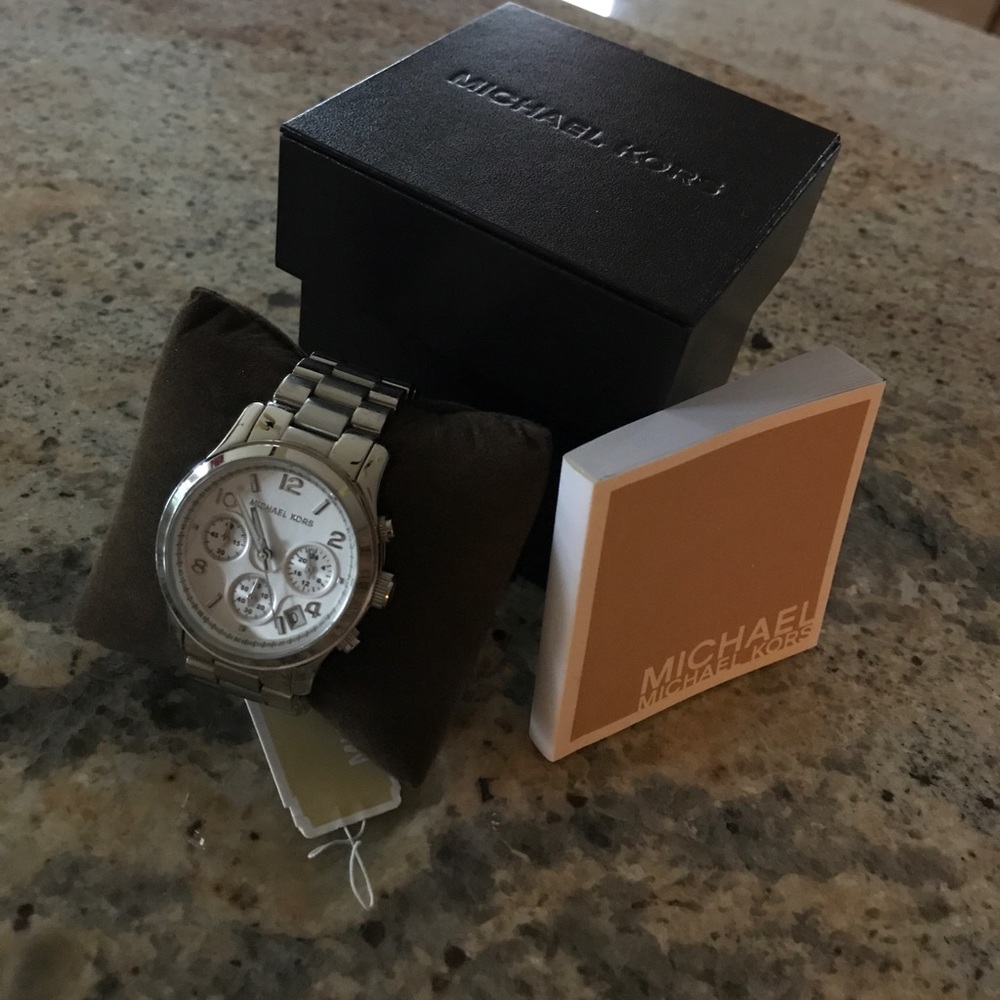 Michael Kors silver watch