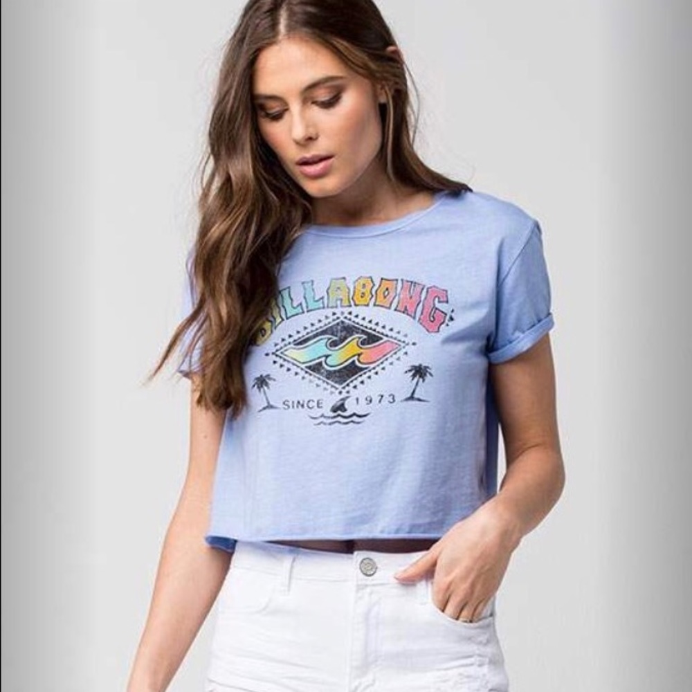 ISO Billabong Retro Logo Women's Crop Tee