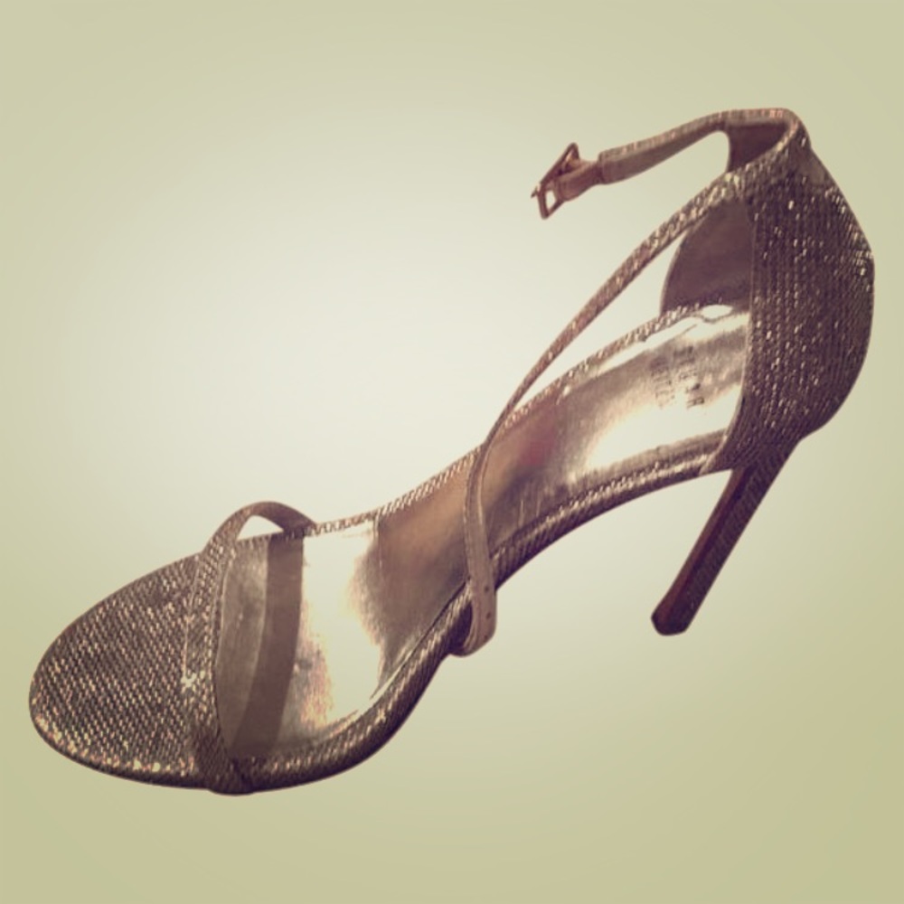Nudist gold sparkle