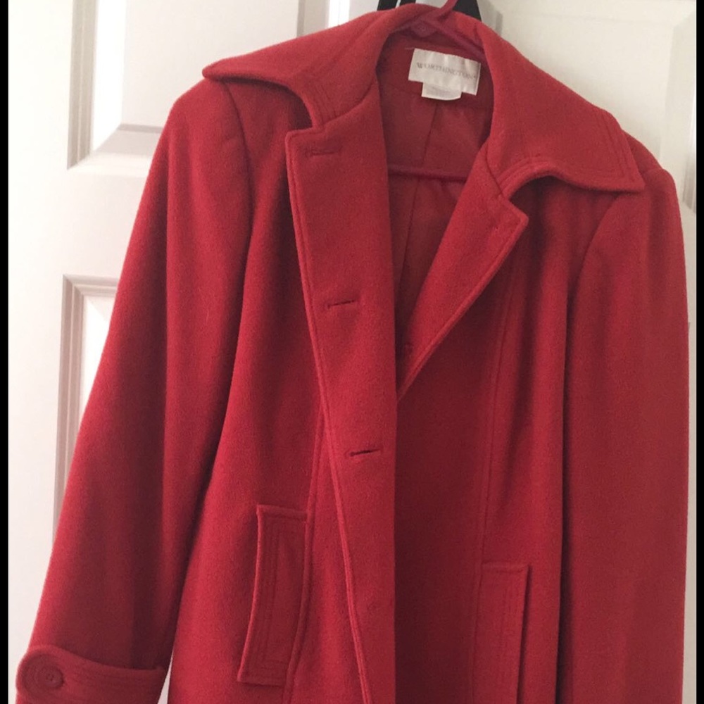 Worthington Womens Peacoat Small