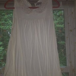 Loft sleeveless top with beaded collar