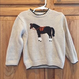 Sweater with horse