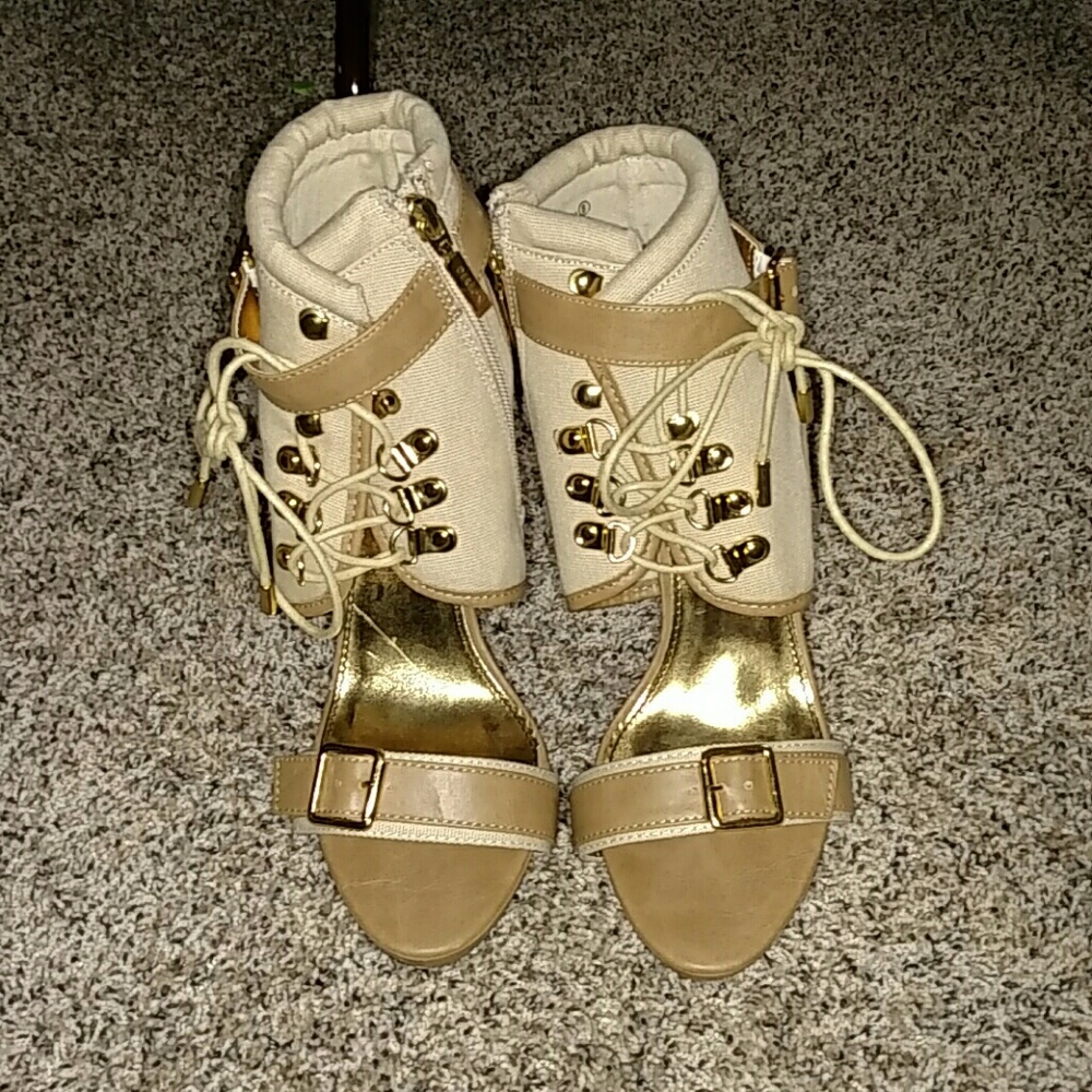 Open toe heels