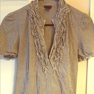 Fancy stripped blouse!