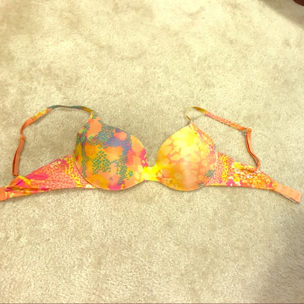 Colorful and fun patterned bra