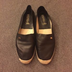 Micheal Kors Black Espadrilles size 9 1/2