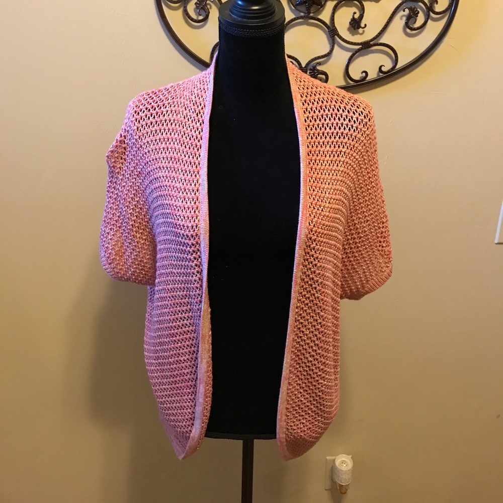 Pink Crocjet Shawl top