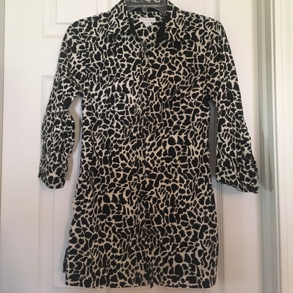 Charter Club 3/4 length sleeve tunic top/blouse