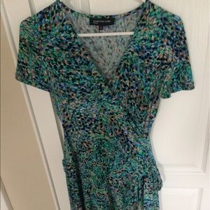 Jones New York faux wrap dress