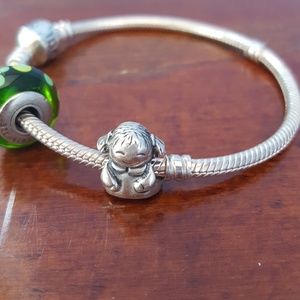 Pandora bracelet with charms