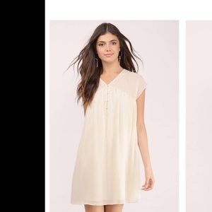White Mini Swing Dress