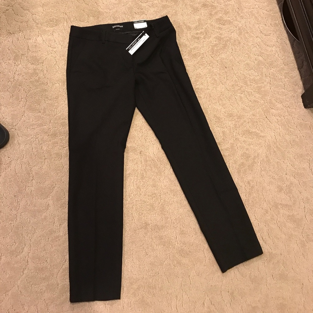 Black dress pants express never worn