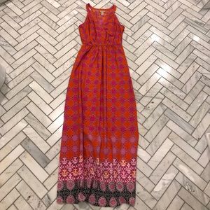 Banana republic maxi dress. Side zip