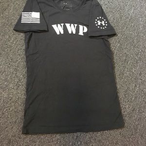 Small wounded warrior project under armour shirt