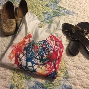 Ralph Lauren Boyfriend T Shirt Sz M LIKE NEW