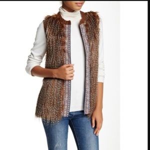 NWT Love on a Hanger - embroidered detail vest
