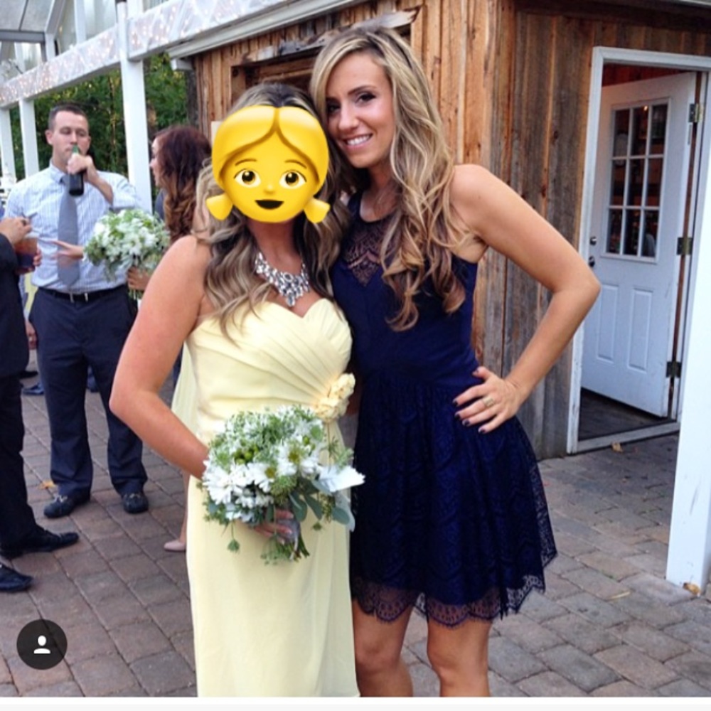 Navy blue lace GUESS dress